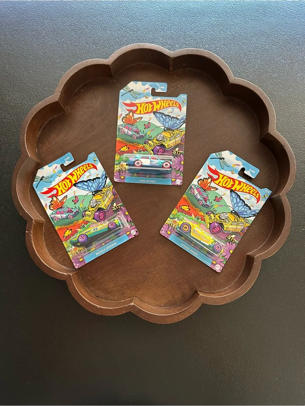 Hot Wheels Assorted Colorful Vehicles ~ Set of 3